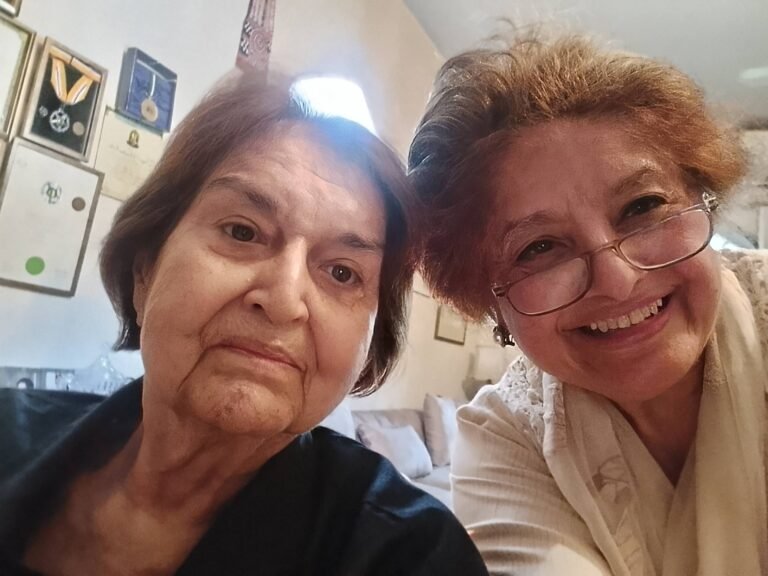 Visiting Madam Nasira Iqbal,