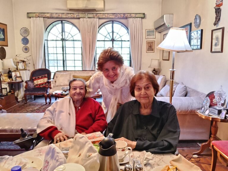 Visiting Madam Nasira Iqbal,